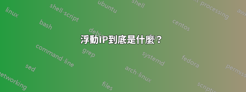 浮動IP到底是什麼？