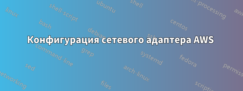 Конфигурация сетевого адаптера AWS