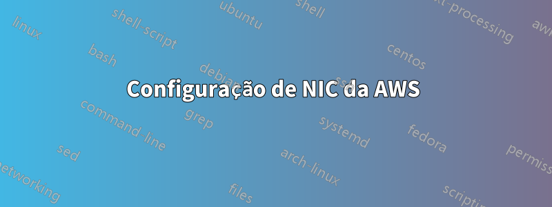 Configuração de NIC da AWS