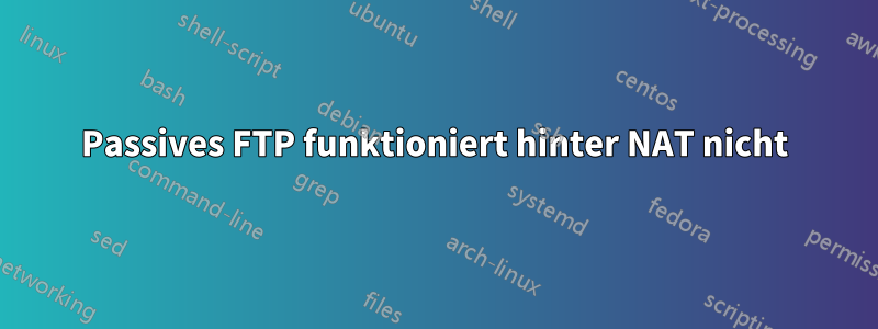 Passives FTP funktioniert hinter NAT nicht