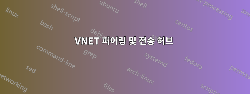 VNET 피어링 및 전송 허브