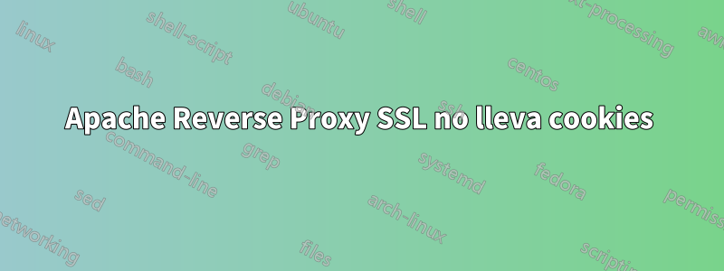 Apache Reverse Proxy SSL no lleva cookies