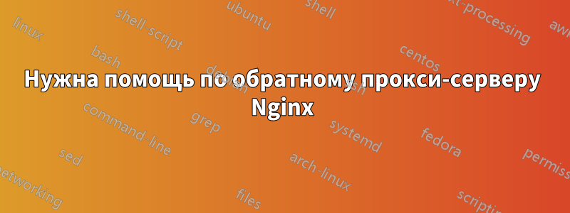 Нужна помощь по обратному прокси-серверу Nginx