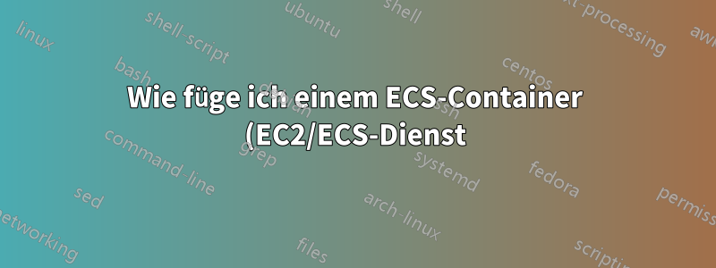 Wie füge ich einem ECS-Container (EC2/ECS-Dienst) ohne Lastenausgleich einen Domänennamen hinzu?