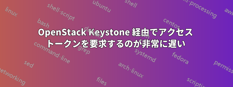 OpenStack Keystone 経由でアクセス トークンを要求するのが非常に遅い