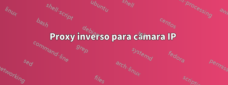 Proxy inverso para cámara IP