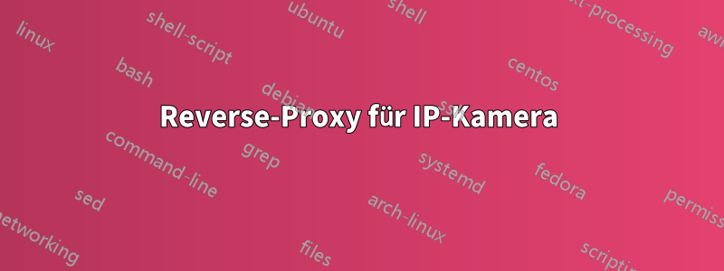 Reverse-Proxy für IP-Kamera