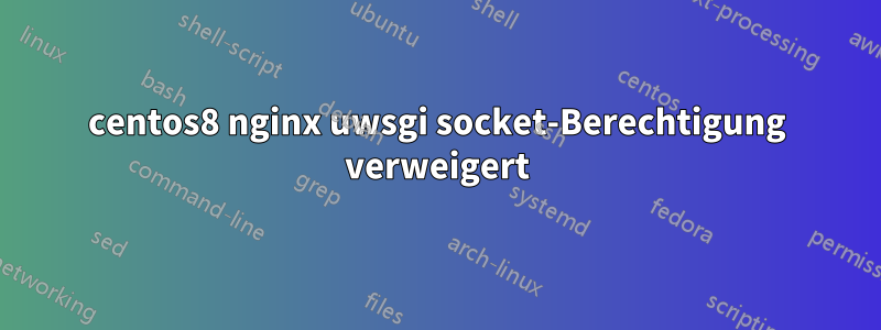 centos8 nginx uwsgi socket-Berechtigung verweigert