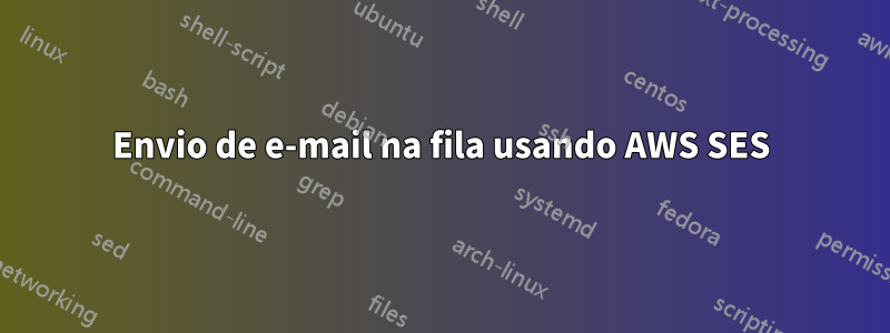 Envio de e-mail na fila usando AWS SES