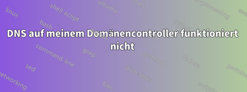 DNS auf meinem Domänencontroller funktioniert nicht