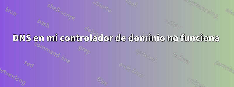 DNS en mi controlador de dominio no funciona