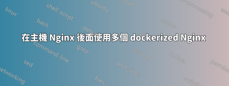 在主機 Nginx 後面使用多個 dockerized Nginx