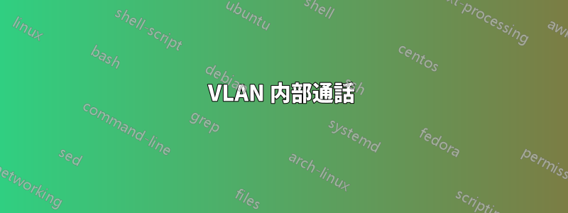 VLAN 内部通話