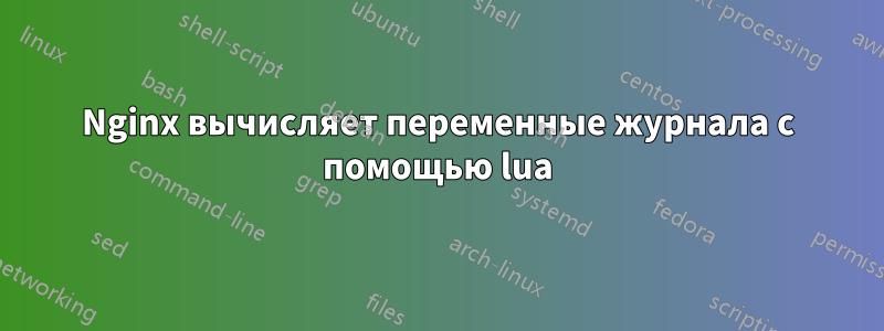 Nginx вычисляет переменные журнала с помощью lua