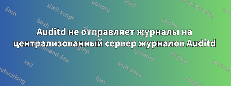 Auditd не отправляет журналы на централизованный сервер журналов Auditd