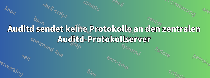 Auditd sendet keine Protokolle an den zentralen Auditd-Protokollserver