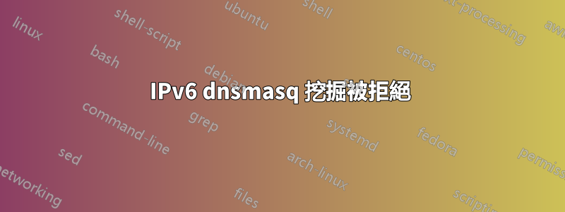 IPv6 dnsmasq 挖掘被拒絕