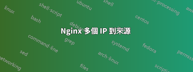 Nginx 多個 IP 到來源