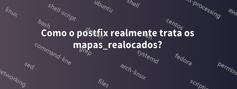 Como o postfix realmente trata os mapas_realocados?