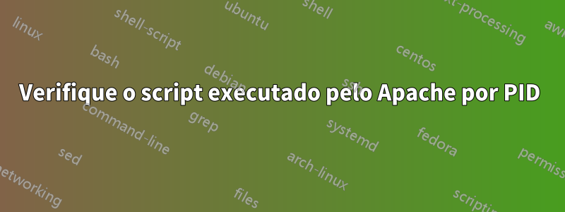 Verifique o script executado pelo Apache por PID