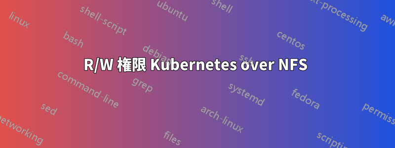 R/W 権限 Kubernetes over NFS