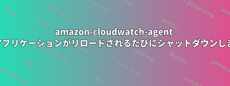 amazon-cloudwatch-agent はアプリケーションがリロードされるたびにシャットダウンします