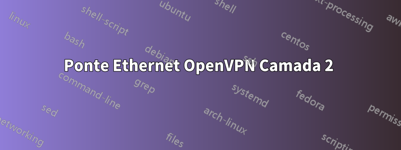 Ponte Ethernet OpenVPN Camada 2