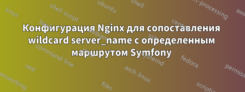 Конфигурация Nginx для сопоставления wildcard server_name с определенным маршрутом Symfony