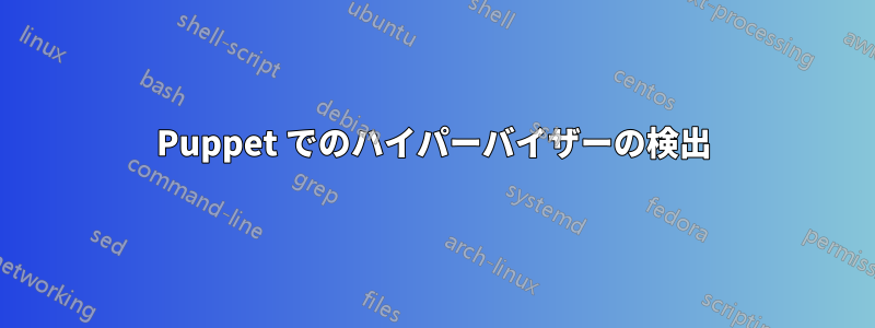Puppet でのハイパーバイザーの検出