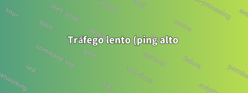 Tráfego lento (ping alto) do MikroTik no Hyper-V