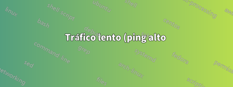 Tráfico lento (ping alto) de MikroTik en Hyper-V