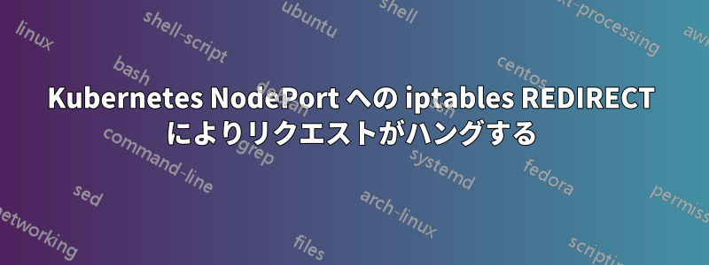 Kubernetes NodePort への iptables REDIRECT によりリクエストがハングする