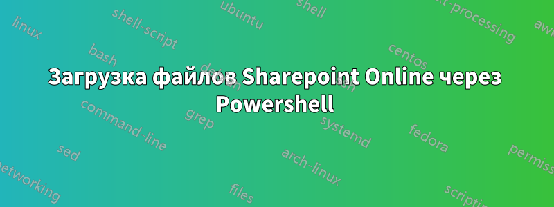 Загрузка файлов Sharepoint Online через Powershell