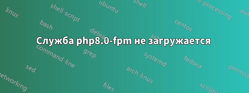 Служба php8.0-fpm не загружается