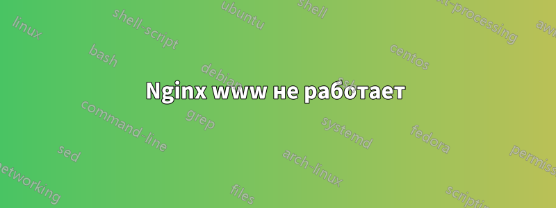 Nginx www не работает