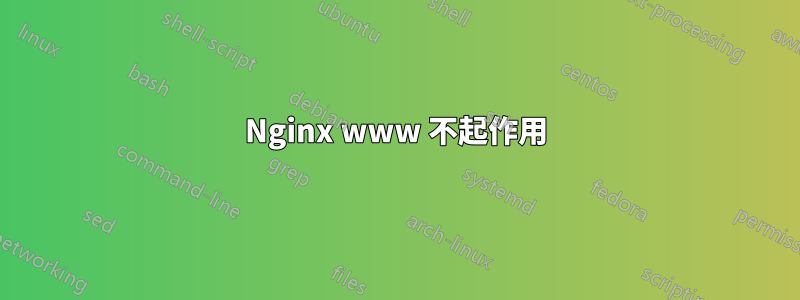 Nginx www 不起作用