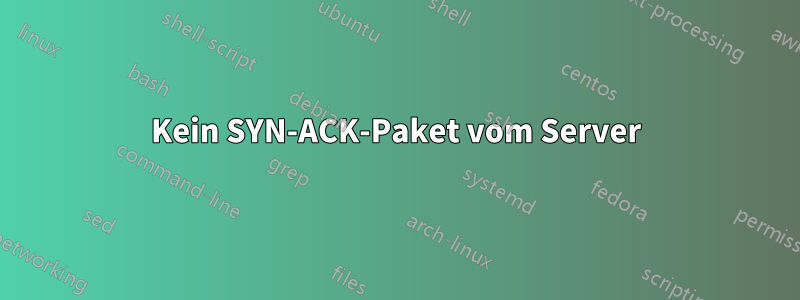 Kein SYN-ACK-Paket vom Server