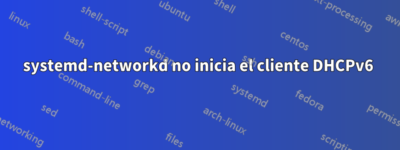 systemd-networkd no inicia el cliente DHCPv6