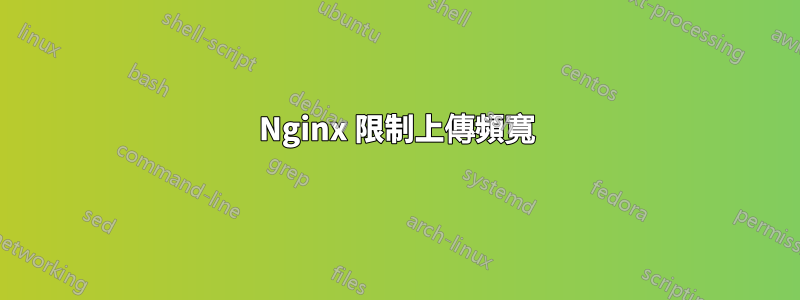 Nginx 限制上傳頻寬