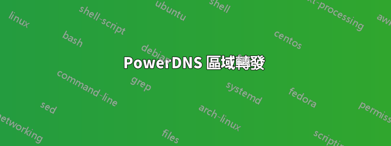 PowerDNS 區域轉發