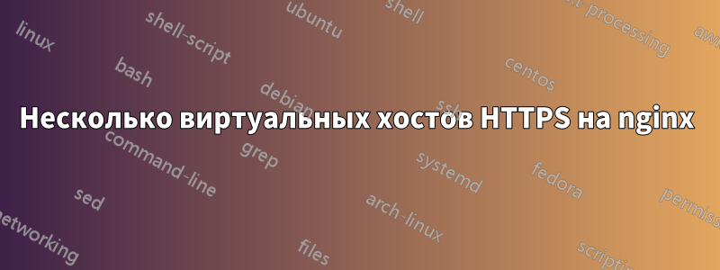 Несколько виртуальных хостов HTTPS на nginx