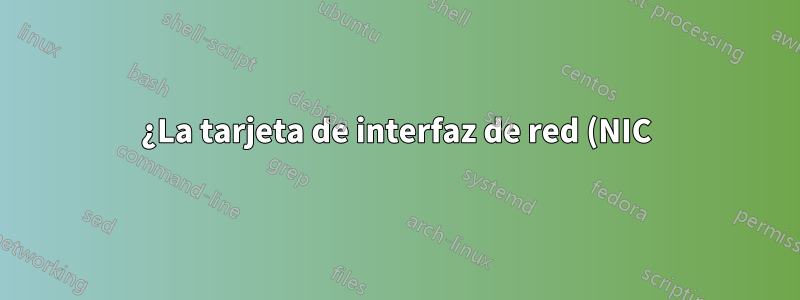 ¿La tarjeta de interfaz de red (NIC) es un requisito previo de direcciones IP?