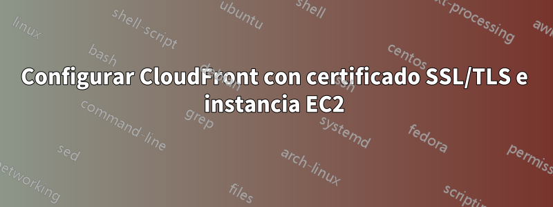 Configurar CloudFront con certificado SSL/TLS e instancia EC2