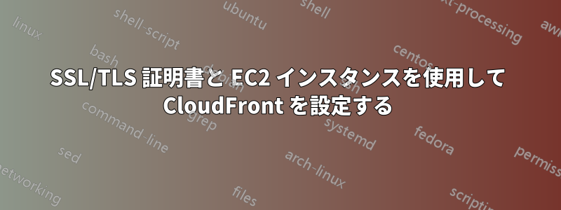 SSL/TLS 証明書と EC2 インスタンスを使用して CloudFront を設定する