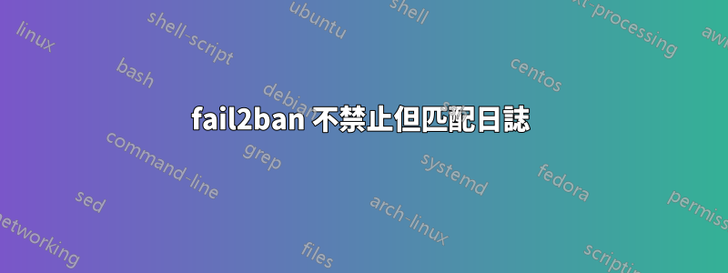 fail2ban 不禁止但匹配日誌