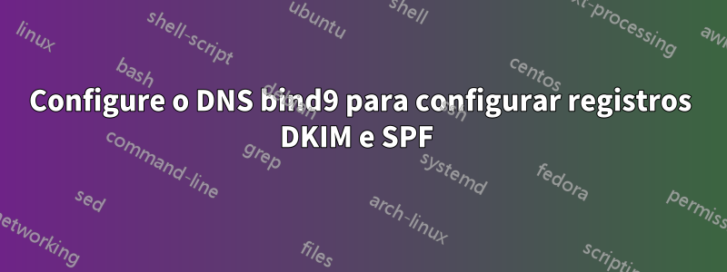 Configure o DNS bind9 para configurar registros DKIM e SPF 