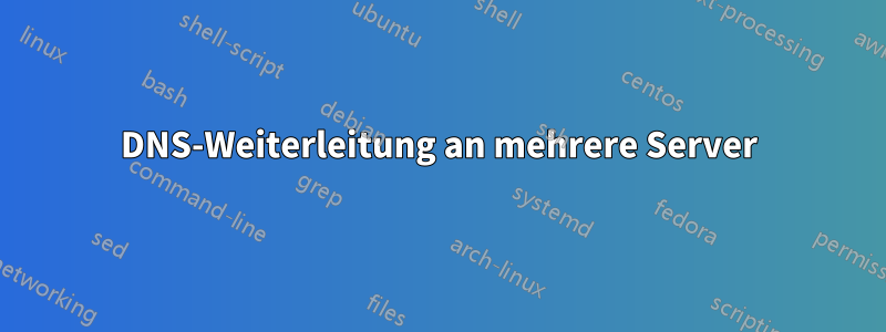 DNS-Weiterleitung an mehrere Server