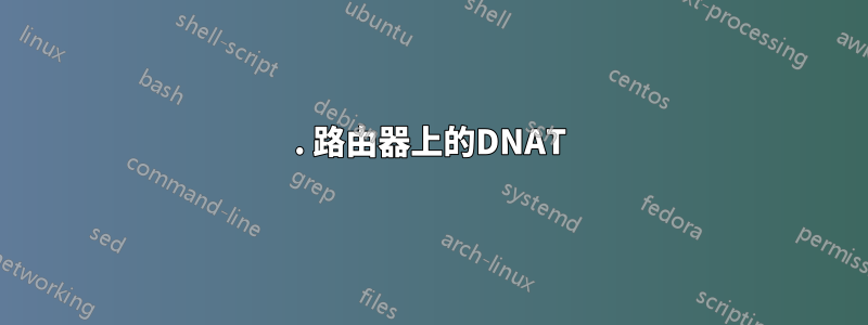 1. 路由器上的DNAT