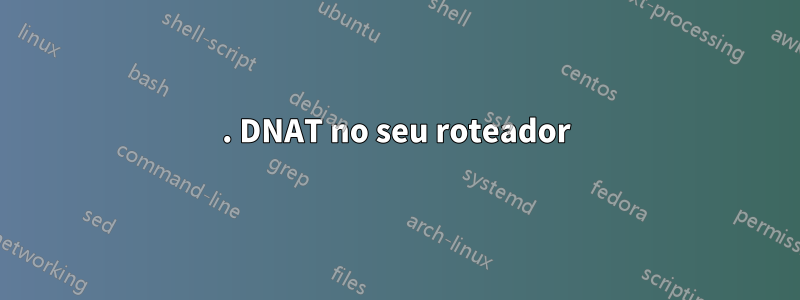 1. DNAT no seu roteador