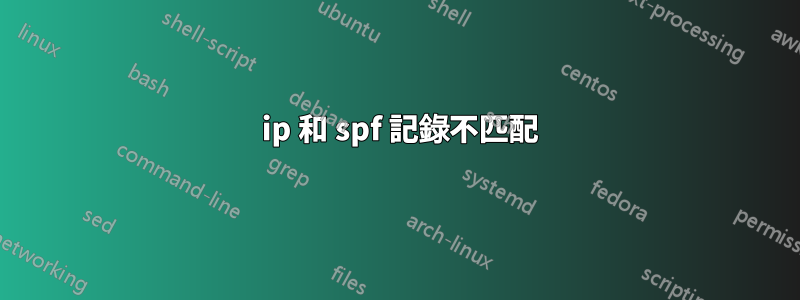 520 ip 和 spf 記錄不匹配